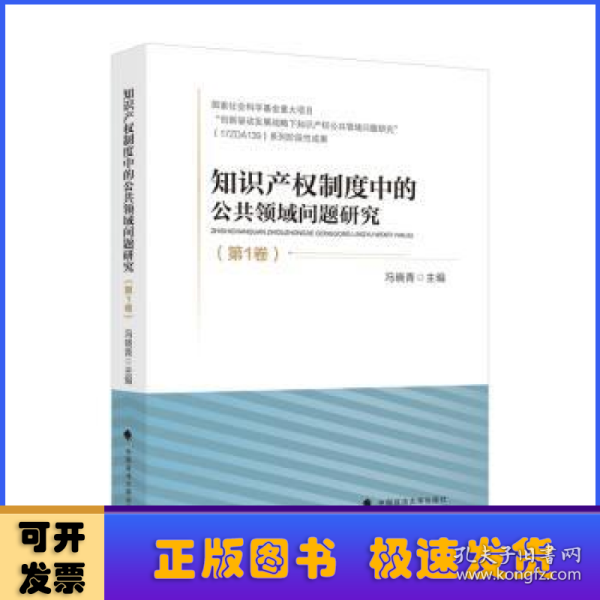 知识产权制度中的公共领域问题研究（第1卷）