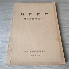 线性代数及其计算方法初步