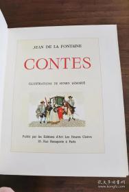 Jean De La Fontaine Contes。全3册