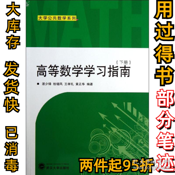 大学公共数学系列：高等数学学习指南（下册）