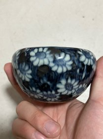 青花笔洗