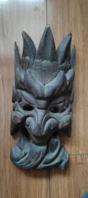 老金丝楠木雕刻民俗: 木雕面具