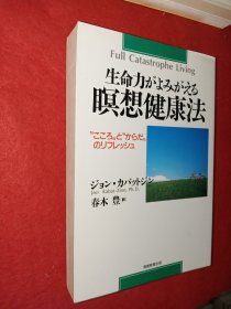 【日文原版】生命力 瞑想健康法 32开