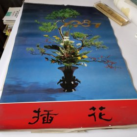 插花 1987年挂历 插花艺术