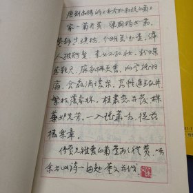 硬笔书法大师最新精品系列 卢桐硬笔书法卷、董文硬笔书法卷、2本