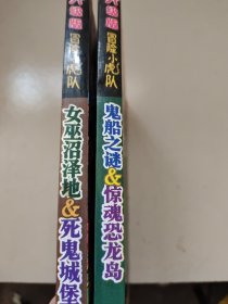 冒险小虎队:鬼船之谜&惊魂恐龙岛，女巫沼泽地死鬼城堡(升级版) 2本合售