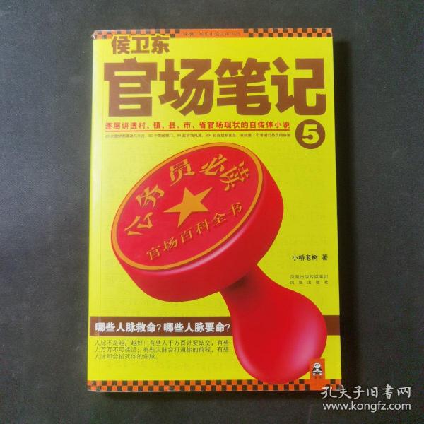 侯卫东官场笔记5：逐层讲透村、镇、县、市、省官场现状的自传体小说