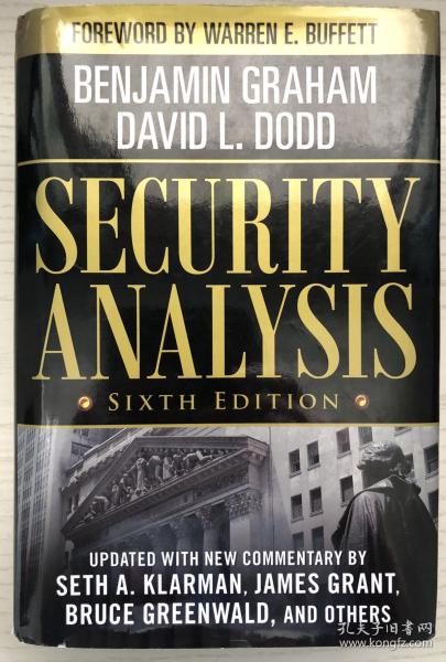 Security Analysis：Sixth Edition, Foreword by Warren Buffett（含光盘）