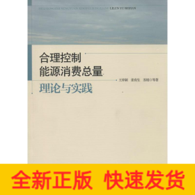 合理控制能源消费总量