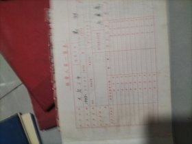 大店二中1989年老帳本總帳