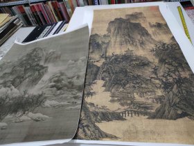 原大晴峦萧寺图李成