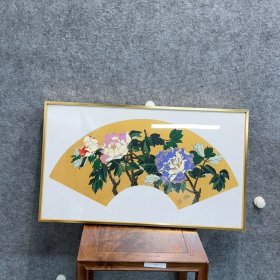 中美协会员谢素琼扇面作品