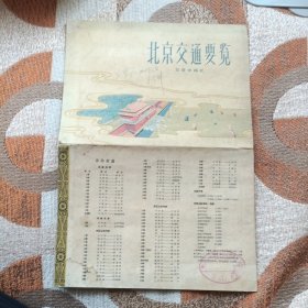 北京交通要览（1961年9月二版一印，有签名，盖售书章）