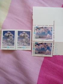 1995-2寒江雪柳邮票2套(成交赠送纪念张一枚)