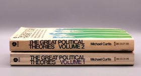 《伟大的政治理论 1-2卷》 The Great political Theories 1-2 [ Discus Books 1961年版 ]（政治学）英文原版书