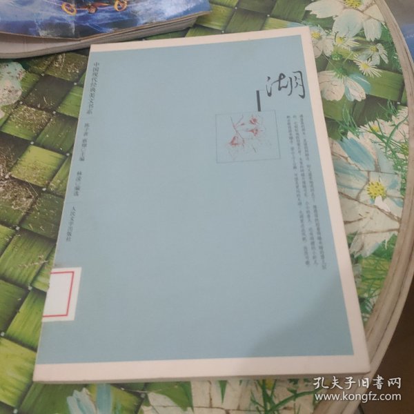 中国现代经典美文书系：湖 馆藏无笔迹