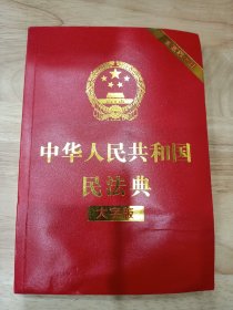 中华人民共和国民法典（大字版32开大字条旨红皮烫金）2020年6月新版