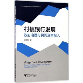 村镇银行发展政府治理与民间资本投入