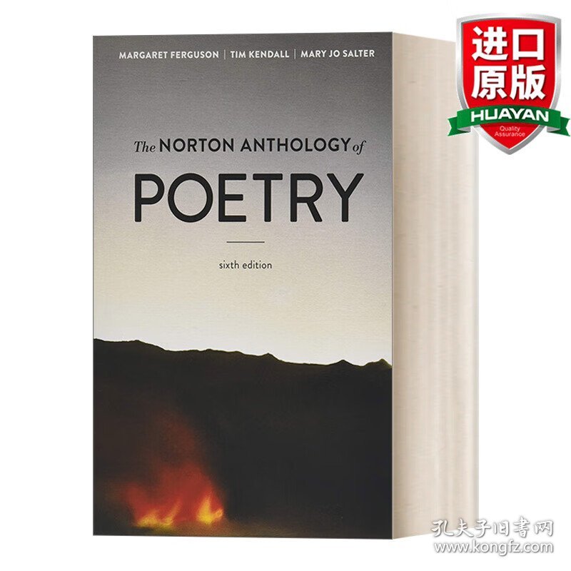英文原版 The Norton Anthology of Poetry  诺顿英文诗歌选集 第六版 英美文学教材 英文版 进口英语原版书籍