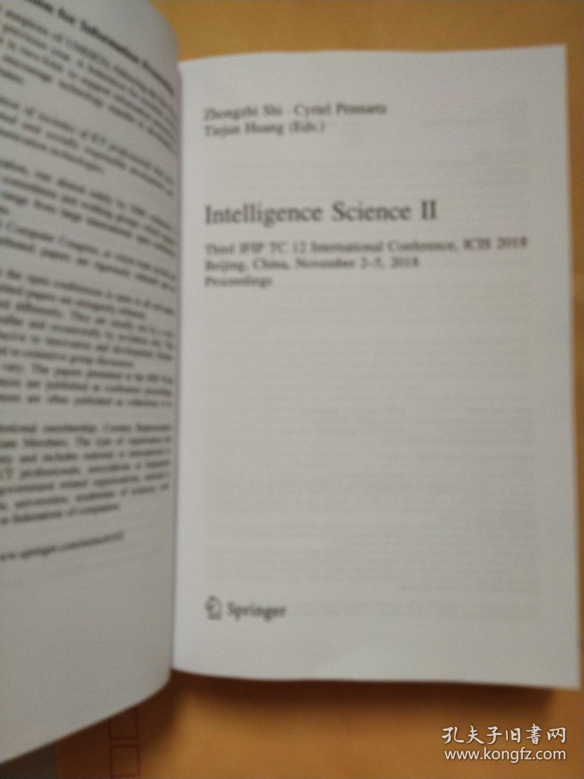 lntelligence Science II