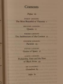 卡洛·罗韦利《七堂极简物理课》  Seven Brief Lessons on Physics by Carlo Rovelli（物理学）英文原版书