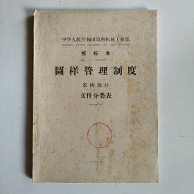 中华人民共和国第四机械工业部部标准-图样管理制度 第四部分-文件分类表 NE0.000.005