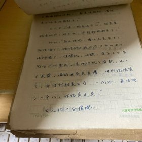 电视剧 酸甜苦辣有一天  手写稿