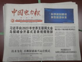 中国电力报2023年11月9日