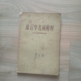 中国语文丛书—语言学名词解释