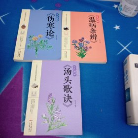 彩色图解《温病条辨》汤头歌诀。伤寒论。3本合售