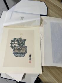 海外回流 著名作家武者小路实笃木板水印画，60年了，保存很好，整套10幅，有外包装，陶历。每幅外尺寸57✖️38左右，画尺寸52X37不等。
武者小路实笃(1885～1976)日本小说家，剧作家、画家。