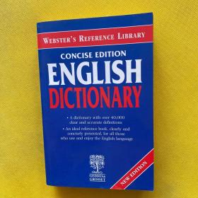 英文原版 Websters Concise English Dictionary