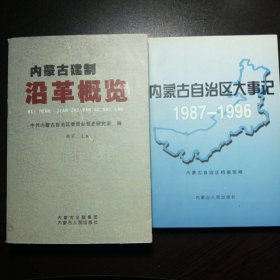 内蒙古建制沿革概览 内蒙古自治区大事记(1987-----1996)