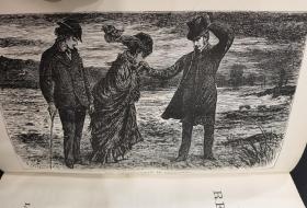 1891年CHARLES DICKENS :Edwin Drood / Reprinted Pieces 狄更斯《艾德温•德鲁德之谜》《重印故事集》两卷合一册, 精美版画插图古董书,英文原版
