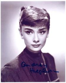 Audrey Hepburn 奥黛丽·赫本 亲笔签名照