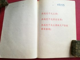 红宝书——快速针刺疗法（64开180页，红色塑料封套精装本，1969年11月人民卫生社1版1印）