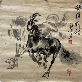 刘福泽，1942年生，1963年毕业于沈阳鲁迅艺术学院。他长于书画世家，自幼耳濡目染，苦心学画。又以当代名家张大千、徐悲鸿、李可染、刘继卤等大师的画作为师，广泛吸取众家之长，渐成自己风格。