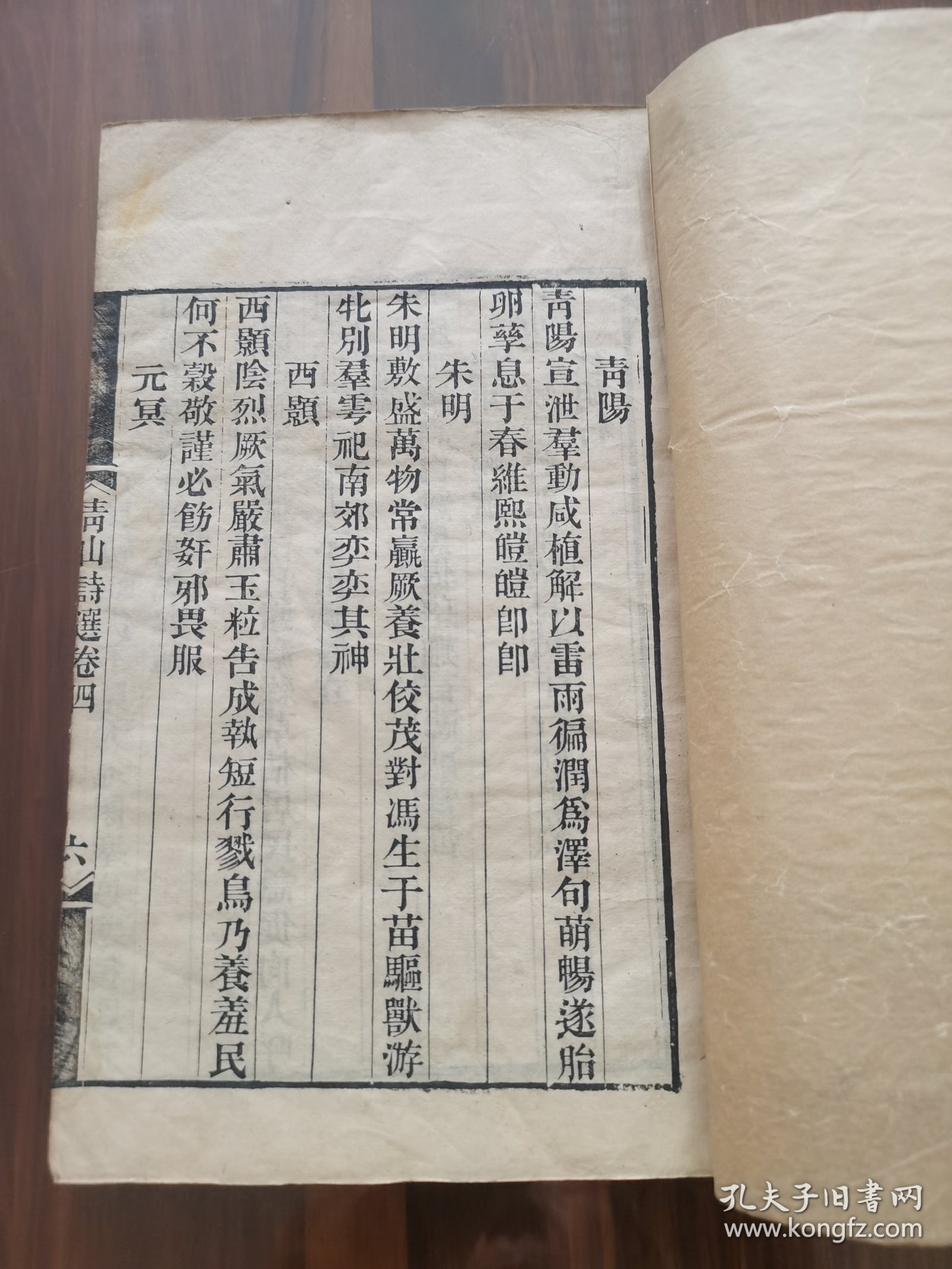 青山诗选