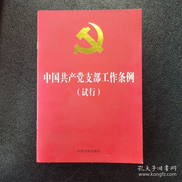 中国共产党支部工作条例（试行）