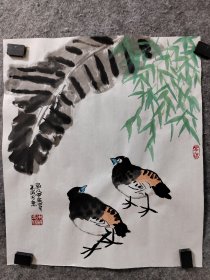 朱威写意花鸟13