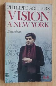 法文书 Vision à New York Philippe Sollers