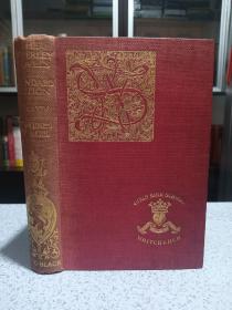 书顶鎏金！1904年，the fortunes of nigel，《奈杰尔的命运》，1幅插图，漆布精装，封面书脊烫金压花