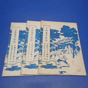 少林拳术秘传—中国嵩山少林寺第1一3册(3本合售)