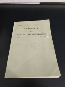 应用数学季刊2001 QUARTERLY Of APPLIED MATHEMATICS 2001