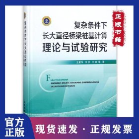 復雜條件下長大直徑橋梁樁基計算理論與試驗研究 9787113237400