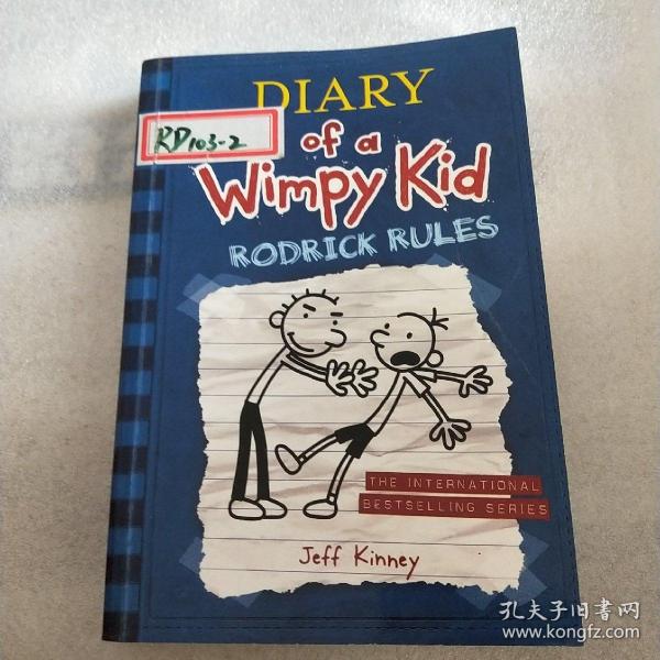 Diary of a wimpy kid #2 rodricd rules 小屁孩日记 2 （美国版，平装）