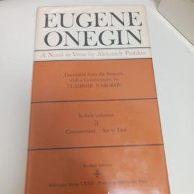 纳博科夫 翻译  叶甫盖尼 奥涅金 Nabokov  eugene onegin 英语  英文  原版  第三卷  珍稀绝版。普林斯顿出版社。