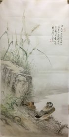 黑河美院教授张老师四尺整张 花鸟