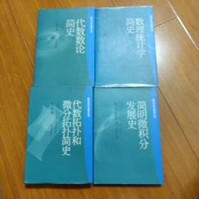 数学学科专题史丛书：代数数论简史、数理统计学简史、代数拓扑和微分拓扑简史、简明微积分发展史（四本合售）