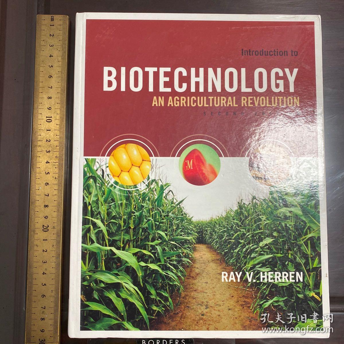 Introduction to Biotechnology an agricultural revolution history of modern technology 生物技术导论 农业革命 英文原版精装大开本 铜版纸